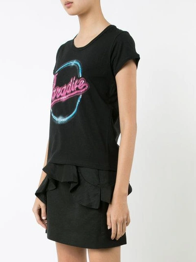 Shop Marc Jacobs Paradise '70s T-shirt - Black