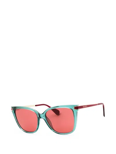 Max & Co Geometric-frame Sunglasses In Multi