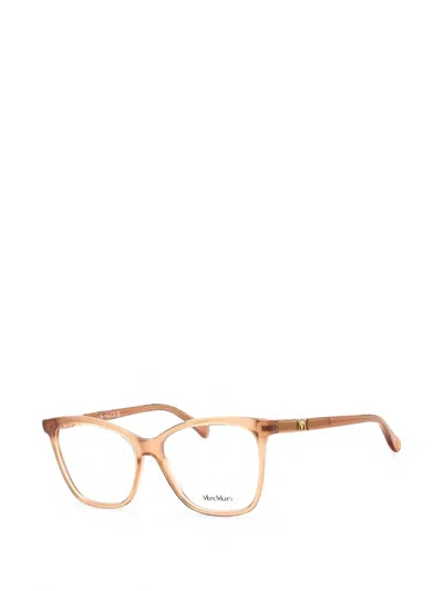 Max Mara Eyewear Rectangular-frame Glasses In Pink