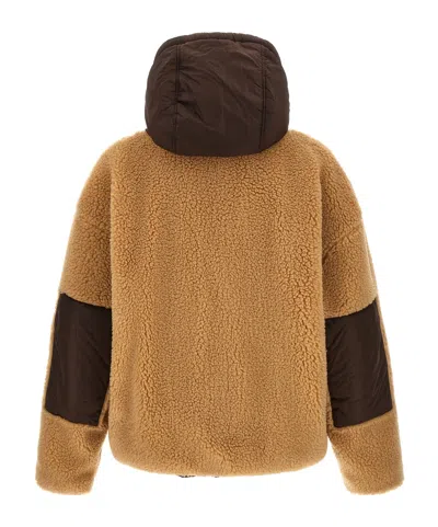 Dsquared2 Dsquared Reversible Teddy Jacket For Men In Brown
