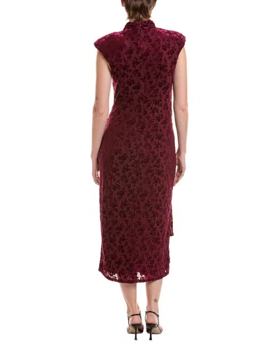 Taylor Solid Midi Dress In Multi