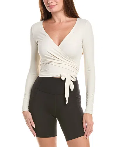 Marion Wrap Top In White