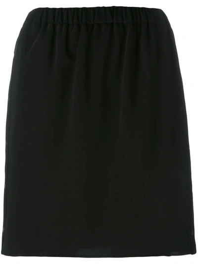 Kenzo Elasticated Skirt In Black