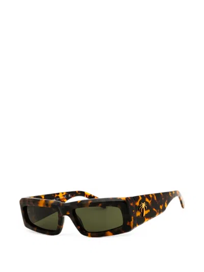 Palm Angels Yreka Rectangle-frame Sunglasses In Multi