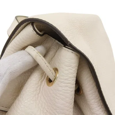 Pre-owned Coach White Leather Backpack ()