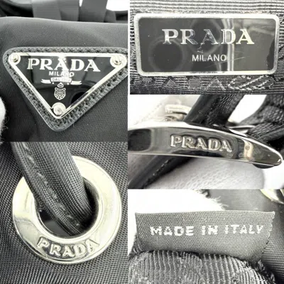 Pre-owned Prada Black Nylon Backpack ()