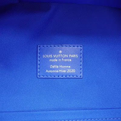 Pre-owned Louis Vuitton Blue Backpack ()