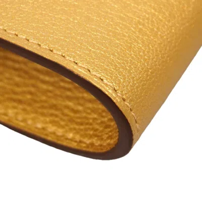 Pre-owned Hermes Gold Chain/shoulder Wallet ()