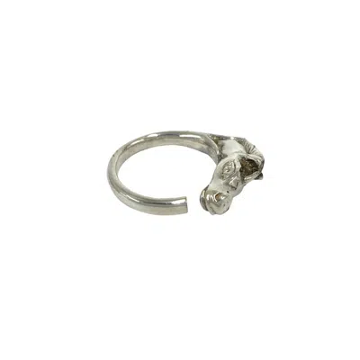 Pre-owned Hermes Silver Silver 925 Band Ring ()