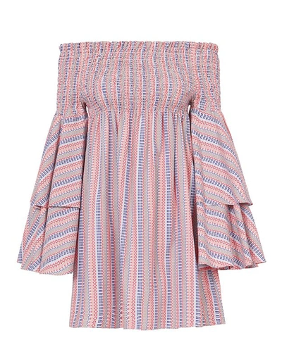 Caroline Constas Apollonia Tiered Sleeve Dress