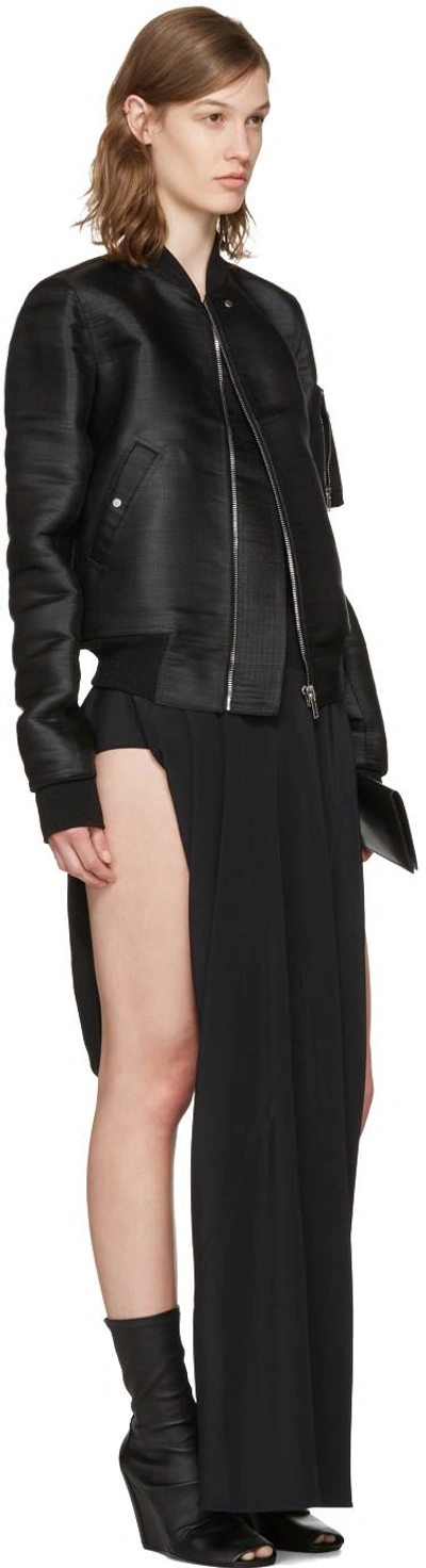 Rick Owens Black Double Boner Skirt | ModeSens