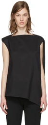 Rick Owens Black Nouveau Blouse