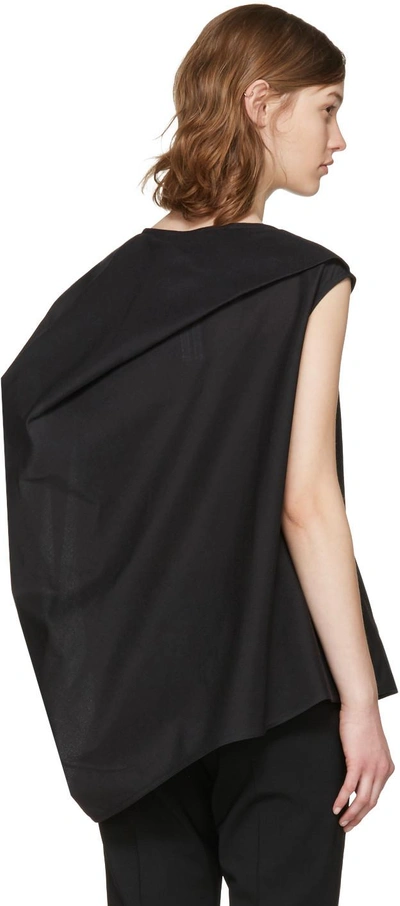 Shop Rick Owens Black Nouveau Blouse