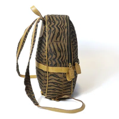 Pre-owned Fendi Brown Canvas Backpack ()