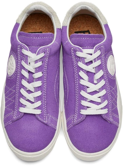 Shop Eytys Purple Wave Rough Uv Sneakers