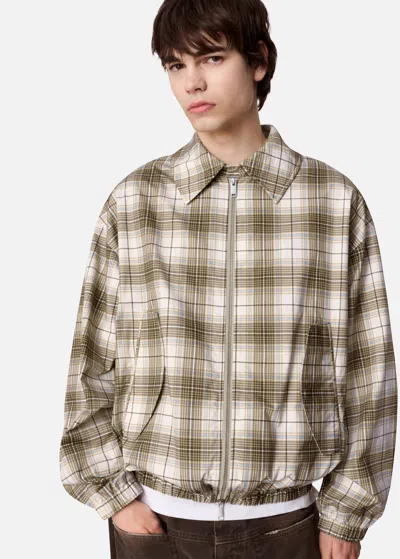 Axel Arigato Terra Check-pattern Jacket In Multi