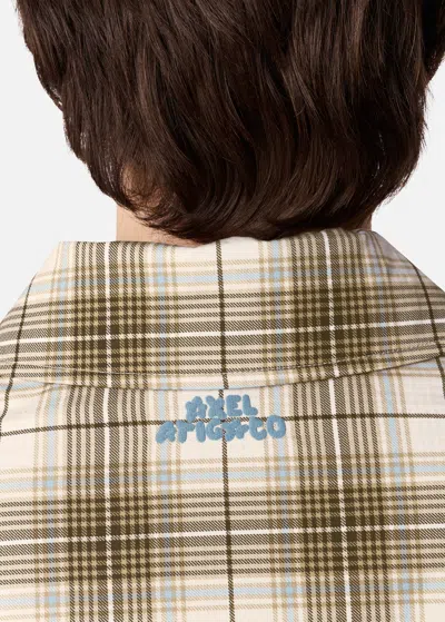 Axel Arigato Terra Check-pattern Jacket In Multi