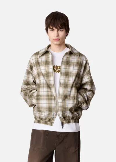 Axel Arigato Terra Check-pattern Jacket In Multi