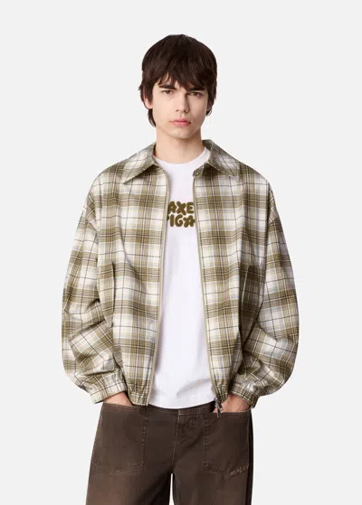 Axel Arigato Terra Check-pattern Jacket In Multi
