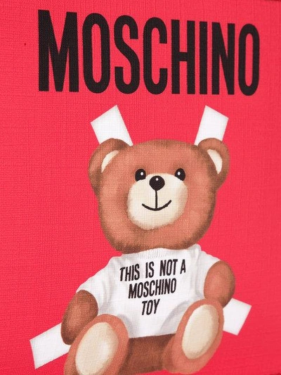 Shop Moschino Toy Bear Paper Cut Out Clutch