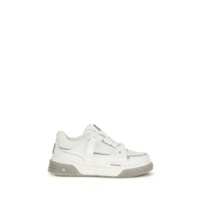 Represent Studio Leather Gradient Sole Sneakers In White