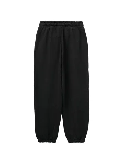 Benetton Drawstring Elasticated Track Pants In Black