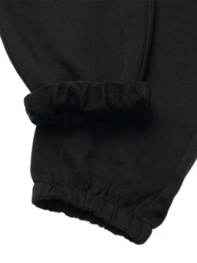 Benetton Drawstring Elasticated Track Pants In Black