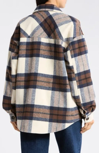 Thread & Supply Plaid Shacket In Multi