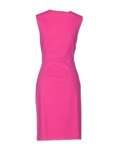 Shop Diane Von Furstenberg Knee-length Dress In Fuchsia