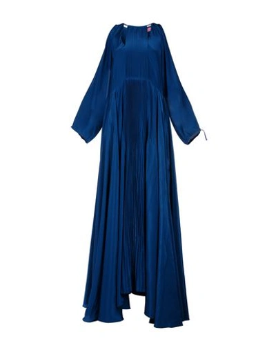 Francesca Piccini Long Dress In Deep Jade