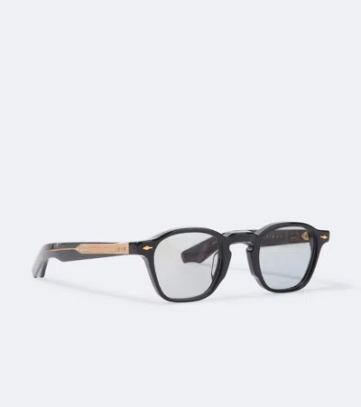 Jacques Marie Mage Zephirin Rectangular Sunglasses In Black
