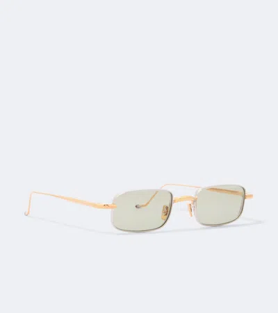 Jacques Marie Mage Dusk Rectangular Sunglasses In Gold