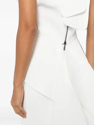 Maticevski Bluse Mit Einsätzen In White