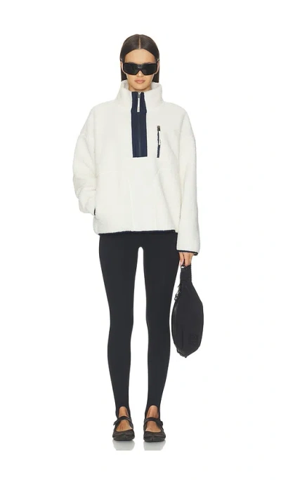 Splits59 Reese Half Zip Pullover In White