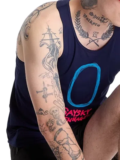 Saysky Statement Flow Singlet In Blue