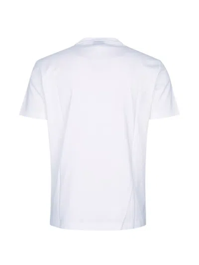 Ea7 E. A.7 Train Lux T-shirt With Oversized Logo In White