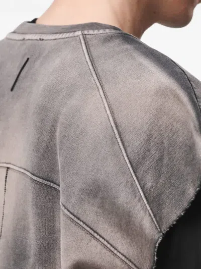 Thom Krom Stone-washed Raw-edge Vest In Black