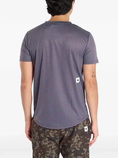 Saysky Houndstooth Combat T-shirt In Multi