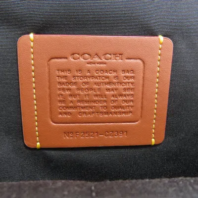 Pre-owned Coach Brown Leather Backpack ()