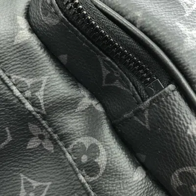 Pre-owned Louis Vuitton Monogram Eclipse Black Coated Canvas Backpack ()