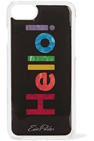 Shop Edie Parker + Goo. Ey Hello Coated-acrylic Iphone Case