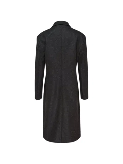 Jil Sander Single-breasted Coat In Black