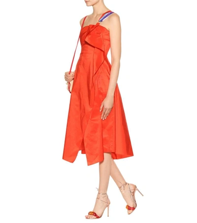 Shop Peter Pilotto Asymmetric Dress In Red