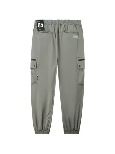 Izzue Elasticated Cargo Pants In Green