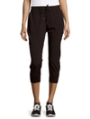 ANDREW MARC Solid Drawstring Trousers