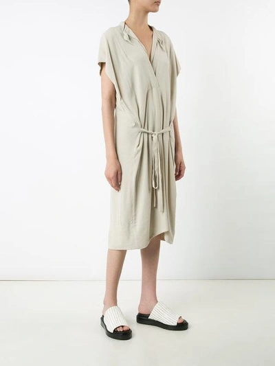 Shop Vivienne Westwood Red Label Bee Dress In Neutrals