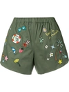MIRA MIKATI multi-patches shorts,HANDWASH