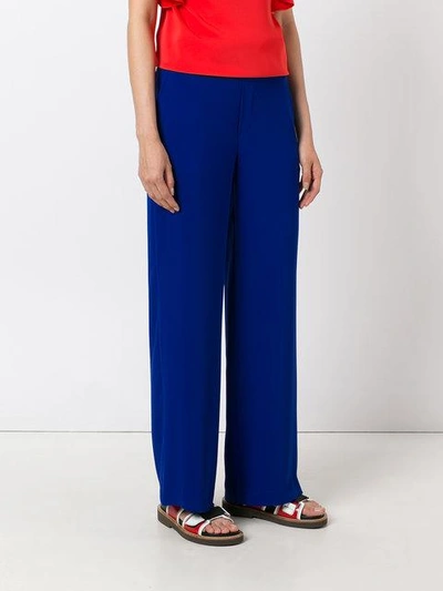 Shop P.a.r.o.s.h . Straight Trousers - Blue
