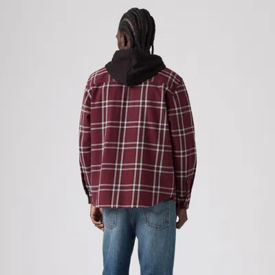 Levi's Classic Relaxed Hooded Worker In Multi