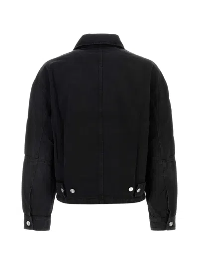 ZIP-UP DENIM WORK JACKET